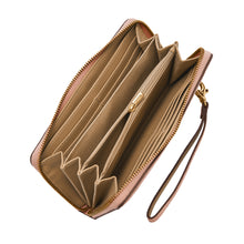 Load image into Gallery viewer, Logan RFID Zip Around Clutch