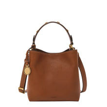 Load image into Gallery viewer, Jessie Leather Small Bucket Crossbody Bag