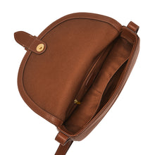 Load image into Gallery viewer, Everleigh Leather Large Flap Crossbody Bag