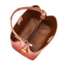 Load image into Gallery viewer, Jessie Leather Small Bucket Crossbody Bag