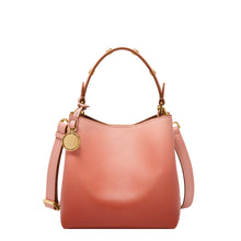 Load image into Gallery viewer, Jessie Leather Small Bucket Crossbody Bag