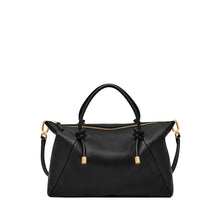 Load image into Gallery viewer, Fossil Willa Black Satchel ZB11228001