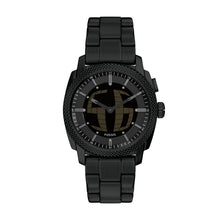 Load image into Gallery viewer, Machine Big Tic Black Stainless Steel Watch - Fossil Malaysia