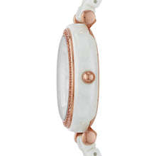 Load image into Gallery viewer, Carlie Mini Three-Hand White Ceramic Watch