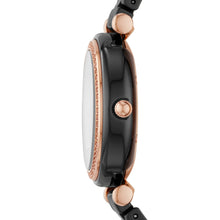 Load image into Gallery viewer, Carlie Mini Three-Hand Black Ceramic Watch