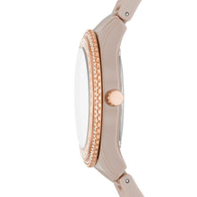 Load image into Gallery viewer, Stella Multifunction Caramel Ceramic Watch