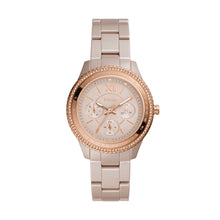 Load image into Gallery viewer, Stella Multifunction Caramel Ceramic Watch