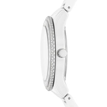 Load image into Gallery viewer, Stella Multifunction White Ceramic Watch