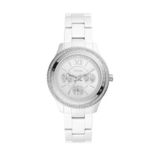 Load image into Gallery viewer, Stella Multifunction White Ceramic Watch