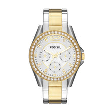 Load image into Gallery viewer, Riley Multifunction Two-Tone Stainless Steel Watch
