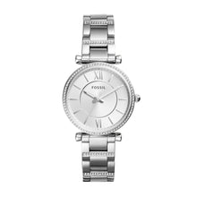 Load image into Gallery viewer, Carlie Three-Hand Stainless Steel Watch