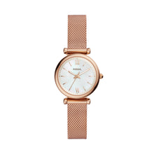 Load image into Gallery viewer, Carlie Three-Hand Rose Gold-Tone Stainless Steel Watch