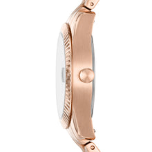 Load image into Gallery viewer, Scarlette Mini Three-Hand Date Rose Gold-Tone Stainless Steel Watch