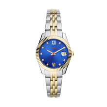 Load image into Gallery viewer, Scarlette Mini Three-Hand Date Two-Tone Stainless Steel Watch