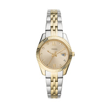 Load image into Gallery viewer, Scarlette Mini Three-Hand Date Two-Tone Stainless Steel Watch