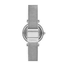 Load image into Gallery viewer, Carlie Mini Three-Hand Stainless Steel Mesh Watch