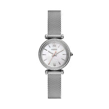 Load image into Gallery viewer, Carlie Mini Three-Hand Stainless Steel Mesh Watch