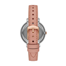 Load image into Gallery viewer, Jacqueline Three-Hand Pink Leather Watch