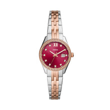 Load image into Gallery viewer, Scarlette Micro Three-Hand Date Two-Tone Stainless Steel Watch