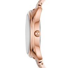 Load image into Gallery viewer, Gabby Three-Hand Date Rose Gold-Tone Stainless Steel Watch