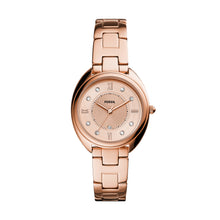 Load image into Gallery viewer, Gabby Three-Hand Date Rose Gold-Tone Stainless Steel Watch