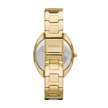 Load image into Gallery viewer, Gabby Three-Hand Date Gold-Tone Stainless Steel Watch