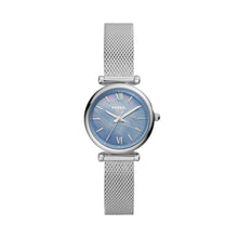 Load image into Gallery viewer, Carlie Mini Three-Hand Stainless Steel Mesh Watch