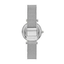 Load image into Gallery viewer, Carlie Mini Three-Hand Stainless Steel Mesh Watch