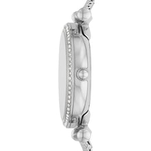 Load image into Gallery viewer, Carlie Mini Three-Hand Stainless Steel Mesh Watch