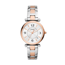 Load image into Gallery viewer, Carlie Three-Hand Date Two-Tone Stainless Steel Watch