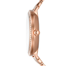 Load image into Gallery viewer, Jacqueline Sun Moon Multifunction Rose Gold-Tone Stainless Steel Watch