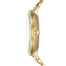Load image into Gallery viewer, Jacqueline Sun Moon Multifunction Gold-Tone Stainless Steel Watch