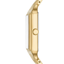 Load image into Gallery viewer, Raquel Three-Hand Date Gold-Tone Stainless Steel Watch