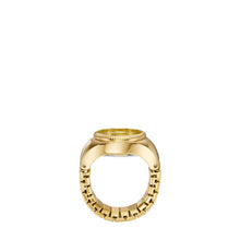 Load image into Gallery viewer, Watch Ring Two-Hand Gold-Tone Stainless Steel