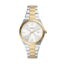 Load image into Gallery viewer, Scarlette Three-Hand Date Two-Tone Stainless Steel Watch