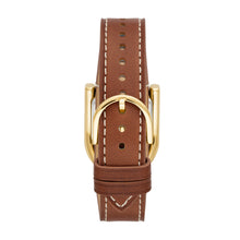 Load image into Gallery viewer, Harwell Three-Hand Medium Brown Leather Watch