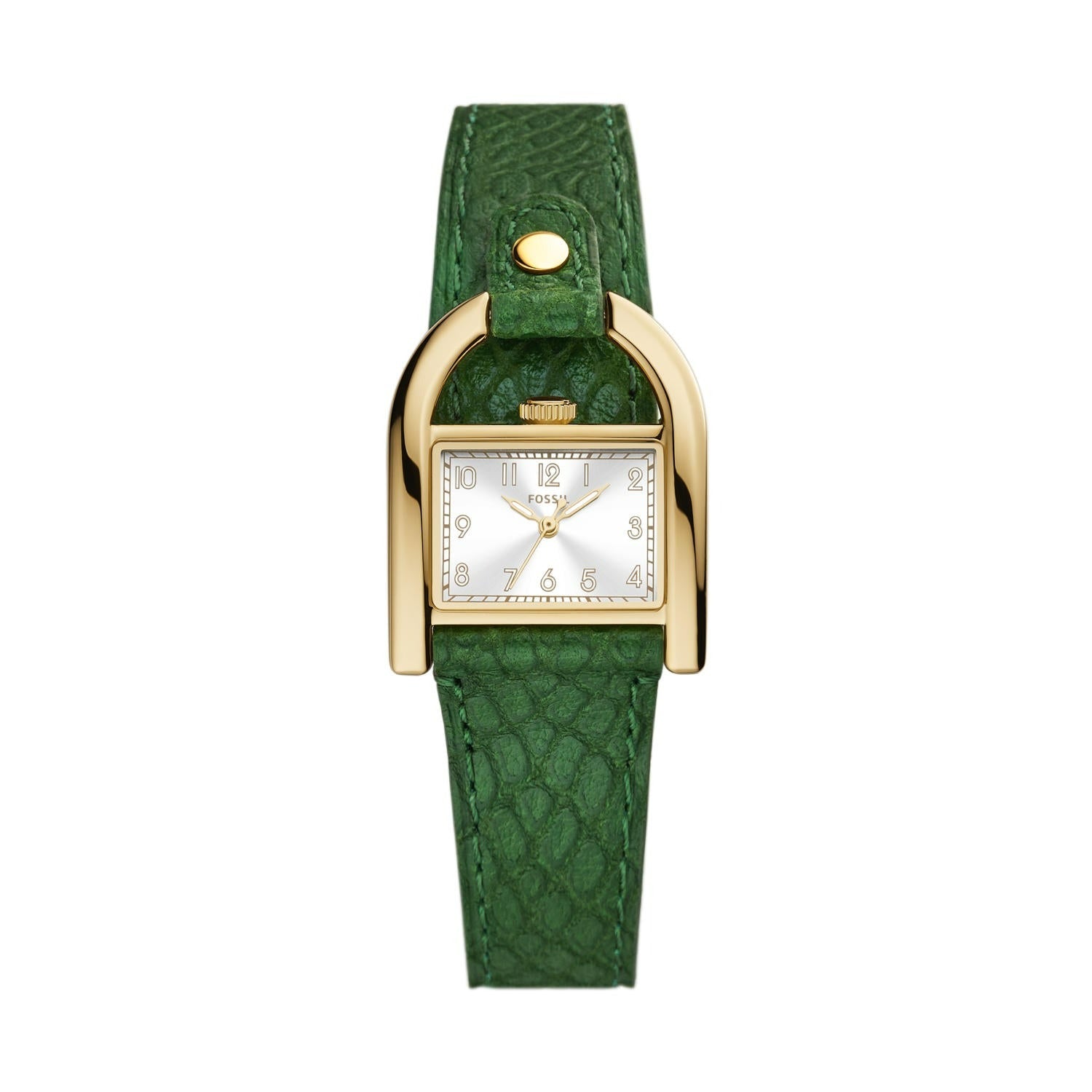 Harwell Three Hand Green LiteHide Watch Fossil Malaysia