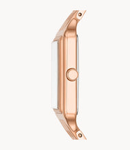 Load image into Gallery viewer, Raquel Three-Hand Date Rose Gold-Tone Stainless Steel Watch