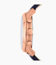 Load image into Gallery viewer, Grant Chronograph Navy Leather Watch