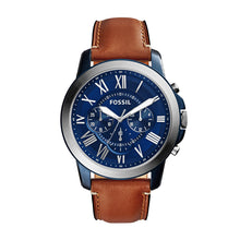 Load image into Gallery viewer, Grant Chronograph Light Brown Leather Watch
