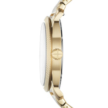 Load image into Gallery viewer, Machine Three-Hand Date Gold-Tone Stainless Steel Watch