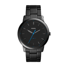 Load image into Gallery viewer, The Minimalist Slim Three-Hand Black Stainless Steel Watch