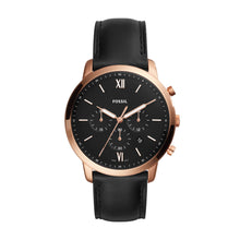 Load image into Gallery viewer, Neutra Chronograph Black Leather Watch