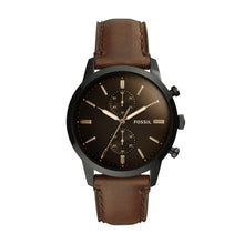 Load image into Gallery viewer, Townsman 44mm Chronograph Brown Leather Watch