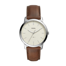 Load image into Gallery viewer, The Minimalist Three-Hand Brown Leather Watch