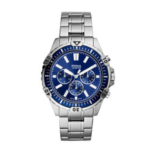 Load image into Gallery viewer, Garrett Chronograph Silver-Tone Stainless Steel Watch