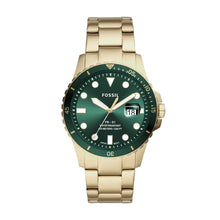 Load image into Gallery viewer, FB-01 Three-Hand Date Gold-Tone Stainless Steel Watch