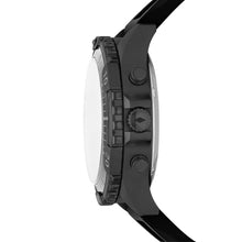 Load image into Gallery viewer, Garrett analogue-Digital Black Silicone Watch