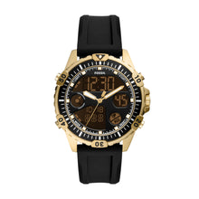 Load image into Gallery viewer, Garrett Analog-Digital Black Silicone Watch