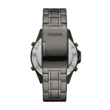 Load image into Gallery viewer, Garrett analogue-Digital Smoke Stainless Steel Watch